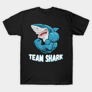 Team Shark Lover Funny Marine Biology Ocean Design T-Shirt